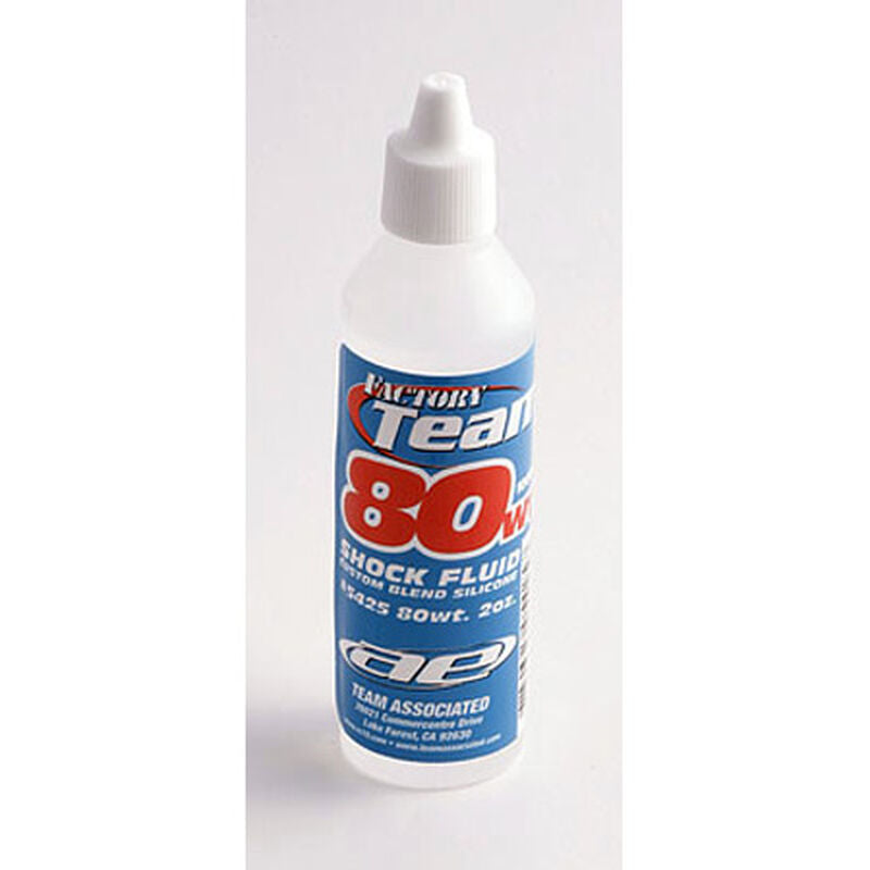 Factory Team Silicone Shock Fluid, 80Wt (1000 cSt) 2oz - ASC5425