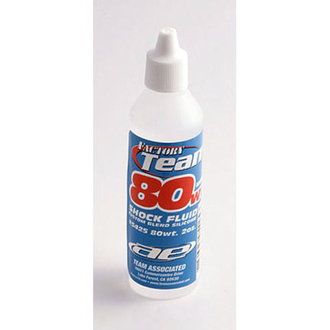 Factory Team Silicone Shock Fluid, 80Wt (1000 cSt) 2oz - ASC5425