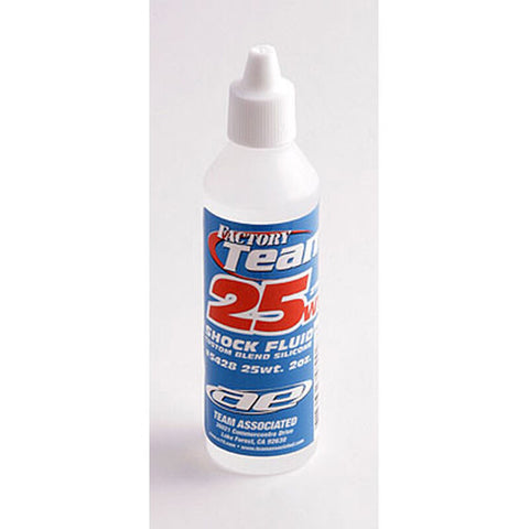 Factory Team Silicone Shock Fluid, 25Wt (275 cSt) 2oz - ASC5428