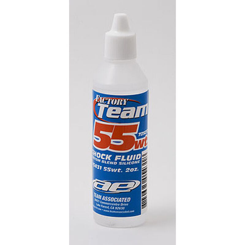 Factory Team Silicone Shock Fluid, 55Wt (725 cSt) 2 oz - ASC5431