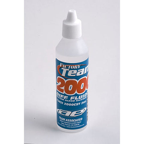 Factory Team Silicone Diff Fluid, 2000 cSt 2oz - ASC5451
