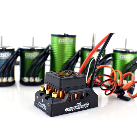 1/10 Copperhead 1410-3800Kv 5mm SHAFT Sensored Brushless ESC/Motor Combo - CSE10016611