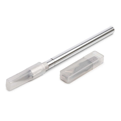 1 Light Duty Aluminum Knife with 6 Assorted Blades - HDXK0146