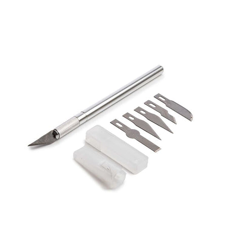 1 Light Duty Knife with Cap & Assorted Blades - HDXK0157