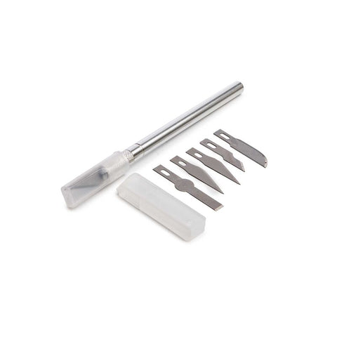 1 Light Duty Knife with Cap & Assorted Blades - HDXK0157