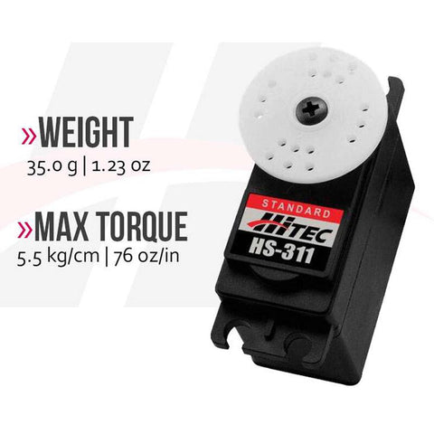 HS-311 Standard Analog Sport Servo - HRC31311S