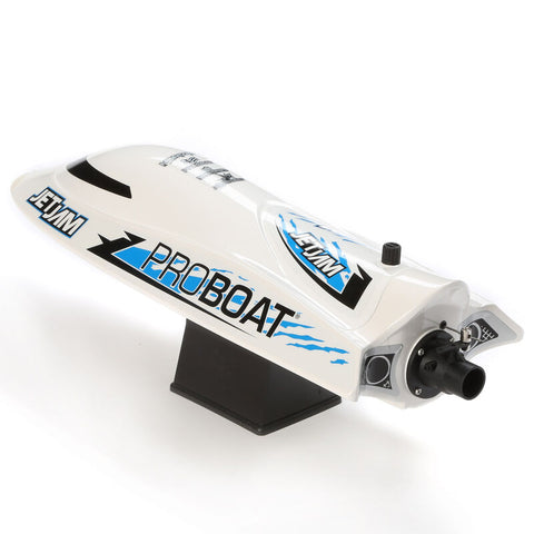 Jet Jam V2 12" Self-Righting Pool Racer Brushed RTR, White - PRB08031V2T2