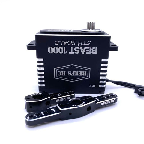 Beast 1000 1/5 Scale Digital Metal Gear Waterproof Servo, Black - SEHREEFS102