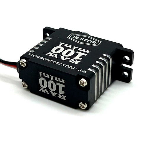 RAW 100 Mini Digital Metal Gear Waterproof Programmable Servo, Black - SEHREEFS135