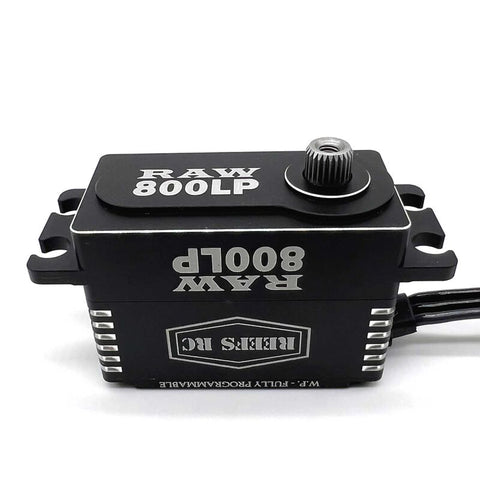 RAW 800 Standard Digital Metal Gear Waterproof Programmable Servo, Black - SEHREEFS146