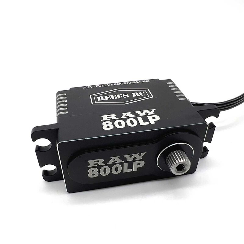 RAW 800 Standard Digital Metal Gear Waterproof Programmable Servo, Black - SEHREEFS146