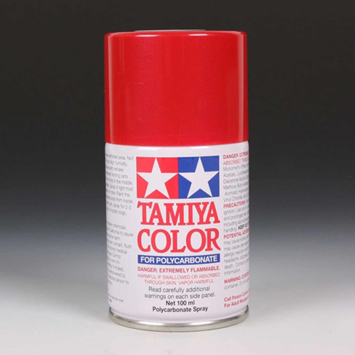 Tamiya Polycarbonate PS-15 Metal Red Spray 100 ml - TAM86015