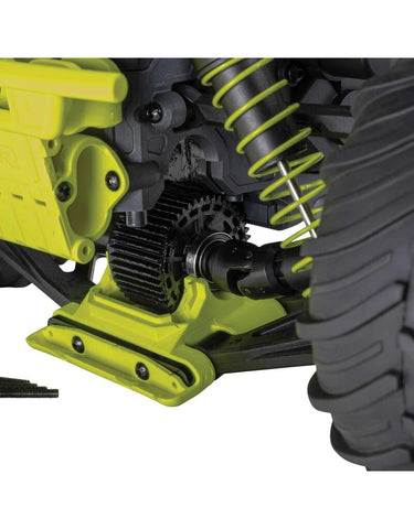 Arrma GORGON 4X2 MEGA 550 Brushed 1/10 Monster Truck RTR (Yellow) w/SLT2 2.4GHz Radio, Battery & Charger - ARA3230ST1