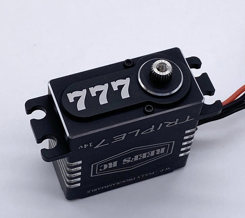 Reef's RC - Triple7 14V High Torque High Speed Brushless Programmable Servo - SEHREEFS777