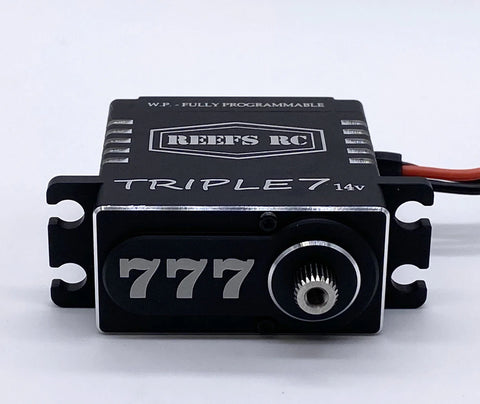 Reef's RC - Triple7 14V High Torque High Speed Brushless Programmable Servo - SEHREEFS777