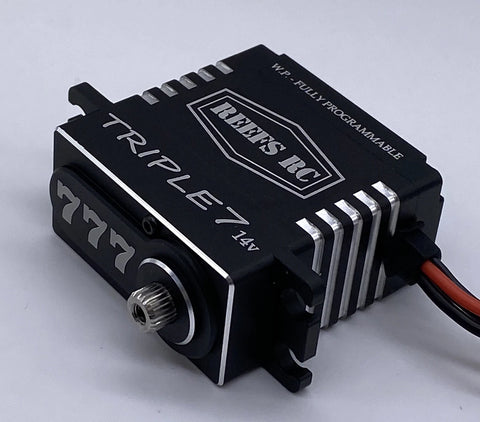 Reef's RC - Triple7 14V High Torque High Speed Brushless Programmable Servo - SEHREEFS777