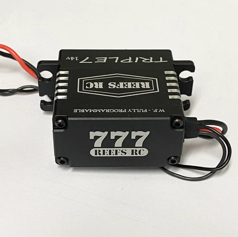 Reef's RC - Triple7 14V High Torque High Speed Brushless Programmable Servo - SEHREEFS777