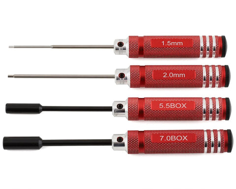 YOKYT-YRTSRA Yokomo Metric Hex & Nut Driver Set (1.5, 2.0, 5.5, 7.0mm)