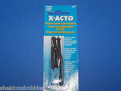 X-ACTO X-CALIBRE RETRACTABLE STAINLESS BLADES (5) #295