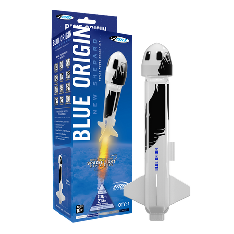 Estes Flying Model Rocket Kit Boxed Blue Origin Builders kit - EST7315
