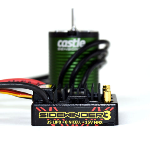 1/10 SV3 Sidewinder Waterproof ESC/1406-6900Kv Brushless Motor Combo: 4mm Bullet - CSE010011507