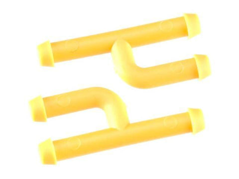 Dubro In-Line Fuel Connector w/Plug Yellow (2)