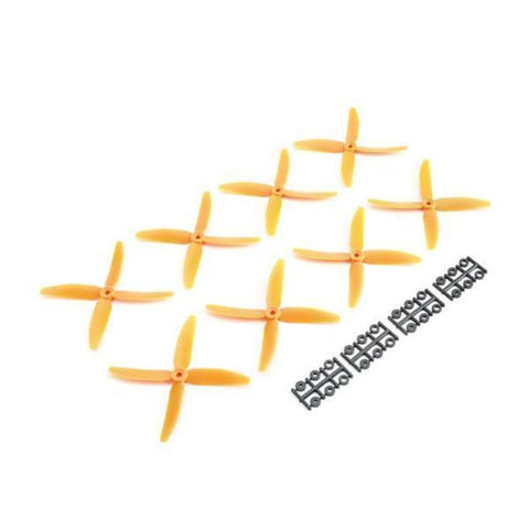 Quad Prop 5x4x4, Orange: 8 pack (HQPQP504040O)