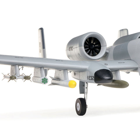 A-10 Thunderbolt II Twin 64mm EDF BNF Basic with AS3X and SAFE Select - EFL011500