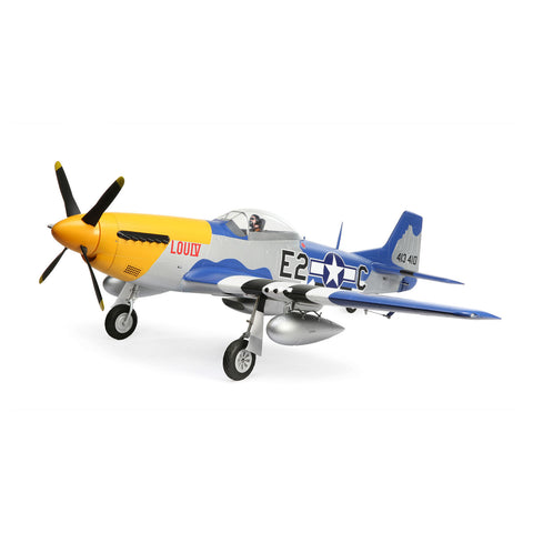 P-51D Mustang 1.5m Smart BNF Basic with AS3X and SAFE Select - EFL01250