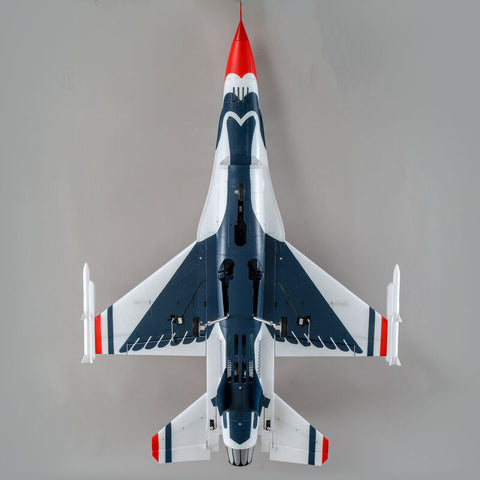 F-16 Thunderbirds 70mm EDF Jet BNF Basic with AS3X and SAFE Select - EFL78500