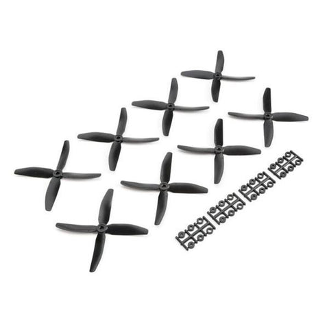Quad Prop 5x4x4, Black: 8 pack (HQPQP504040B)
