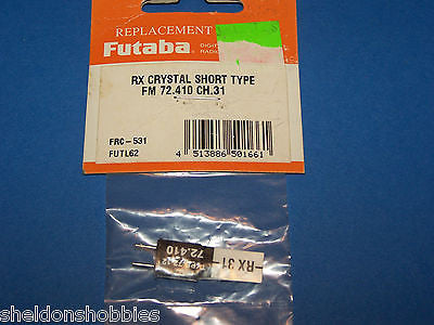 FUTABA RX CRYSTAL SHORT TYPE (FM 72.410) CHANNEL 31 #FRC-531