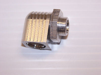 MACS 4-CYC EXHAUST SYS (14MM  X  .75 PITCH) 90° MOTOR ADAPTER 3/8" ID FLEX 1675