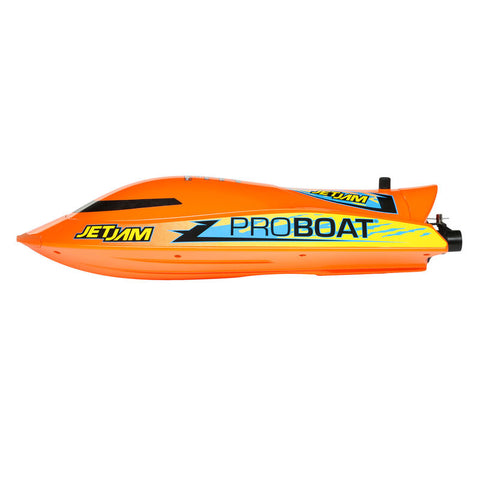 Jet Jam 12 Self-Righting Pool Racer Brushed RTR White - PRB08031T2