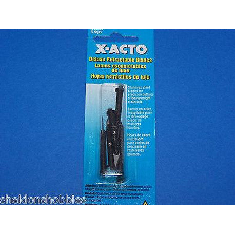 X-ACTO X-CALIBRE RETRACTABLE STAINLESS BLADES (5) #295