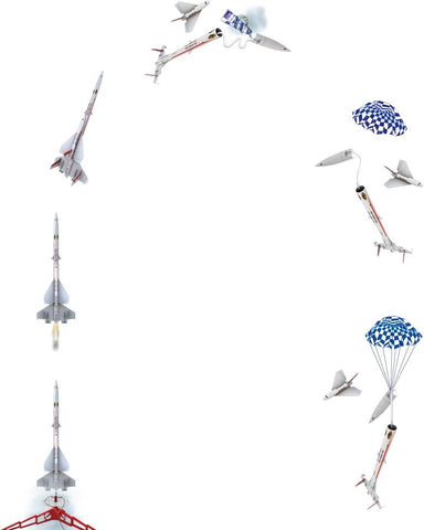 Super Orbital Transport Model Rocket Kit Expert - EST7314