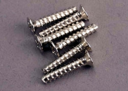 #2649 Screws, 3x15mm countersunk self-tapping (6)