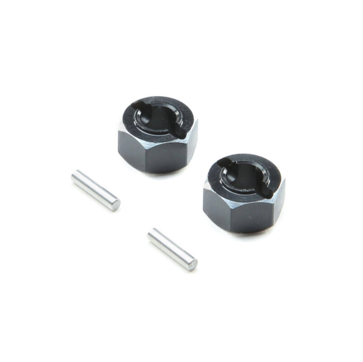 Hex Set Rear Axle, Aluminum: Mini-T 2.0, Mini-B