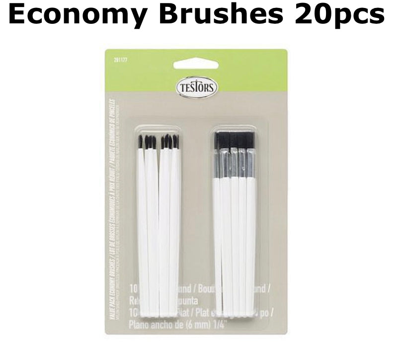 20 Piece Economy Assorted Brush