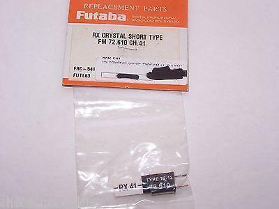 FUTABA CRYSTAL SHORT TYPE (FM 72.610) D/C RX CHANNEL 41 #FRC-541