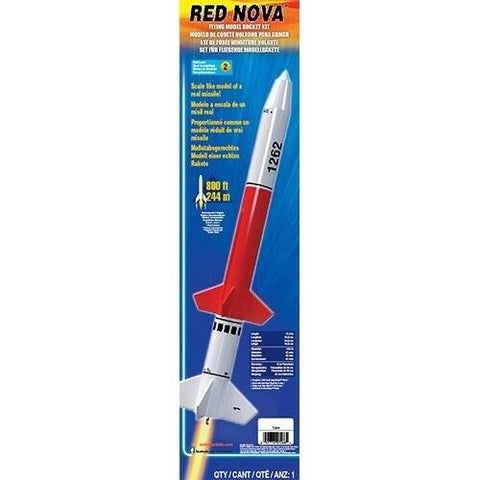 Estes Rockets Nova Model Rocket Kit, Skill Level 2 - Red - EST7266